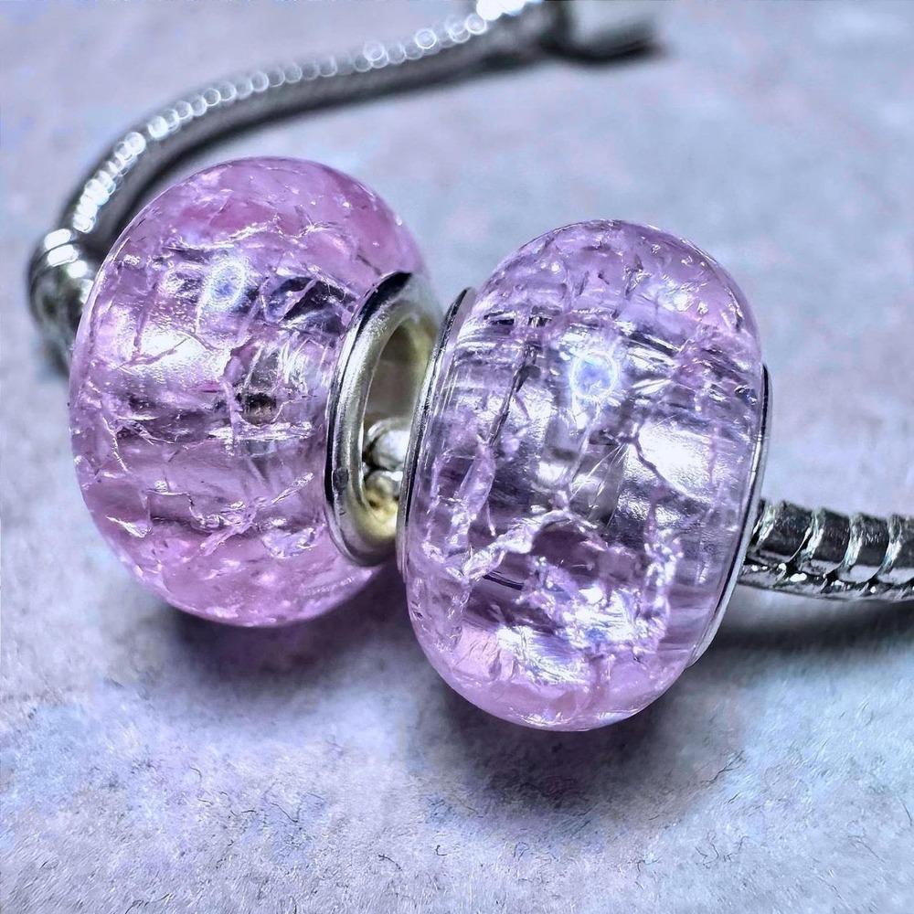 Pink Spacer Pink Beads fits PANDORA